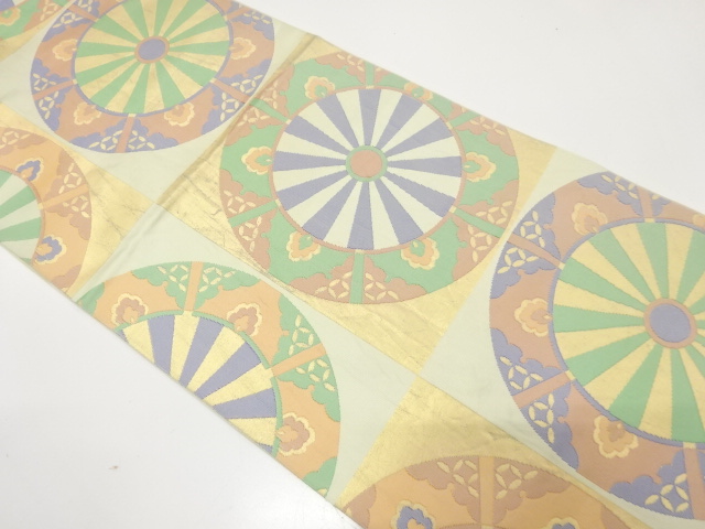 Japanese Kimono / Antique / Fukuro Obi Silk